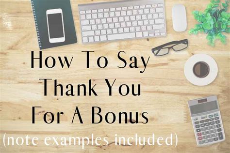 Easily Say Thank You For The Bonus To Your Boss A Guide With 25 Examples