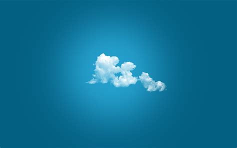 Download Wallpapers The Cloud The Sky Minimalism For Desktop With