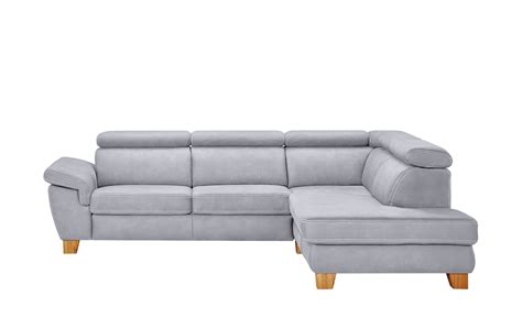 Ecksofa doris schlafsofa couch kleines sofa wohnlandschaft wohnzimmer. Wohnwert Ecksofa grau - Mikrofaser Indra ¦ grau ¦ Maße (cm): H: 81 Polstermöbel > Sofas ...