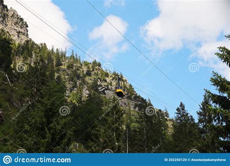 Nebelhorn Cable Car In Allgau Germany Stock Photo Image Of