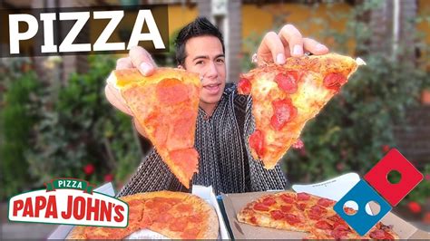 Pizza DOMINOS vs PAPA JONHS | ¿Cuál es mejor? - YouTube