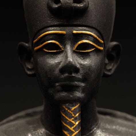 Statuette Of Osiris Sittinglate Period Circa 664 332 Bcebronze With