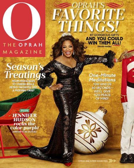 Oprah Winfrey O The Oprah Magazine Magazine December 2015 Cover Photo
