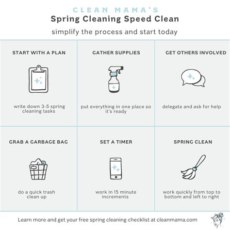 Spring Cleaning Speed Clean Clean Mama