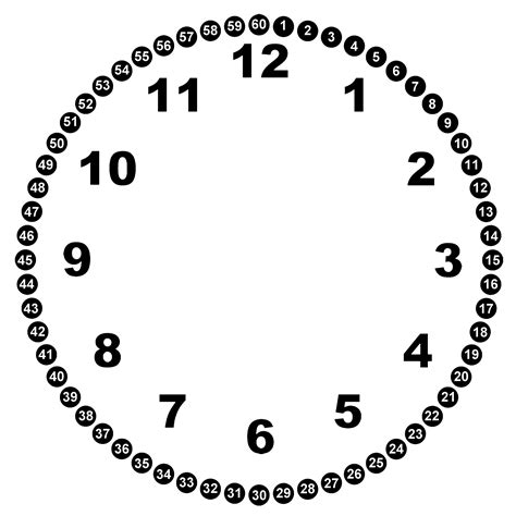 Blank Clock Faces Clipart Best