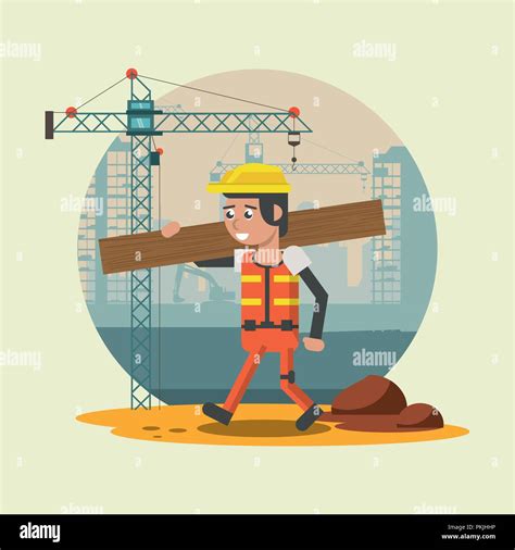 Construction Worker Cartoons Stock Vector Image And Art Alamy