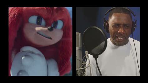 Sonic The Hedgehog 2 Featurrette Knuckles Met Idris Elba Sonic