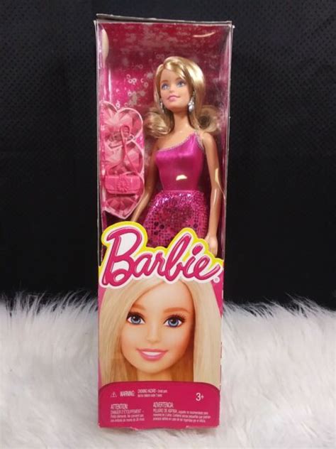Mattel Barbie Glitz Pink Party Dress Doll 3 Bcn35 For Sale Online Ebay