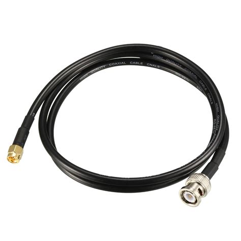 Uxcell Rg Coaxial Cable With Bnc Male To Sma Male Connectors Ohm