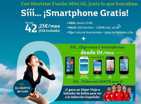 Contrata ahora y obtén un bono de 200mbps x 3 meses. Movistar ofrece cinco smartphones a cero euros con la ...