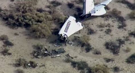 Virgins Spaceshiptwo Crashes In Mojave Desert During Test Flight The