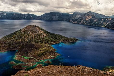 1080p Free Download Crater Lake Island In Oregon Craters Islands