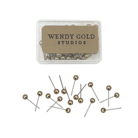 metallic gold push pins pin map and globe accessories wendy gold