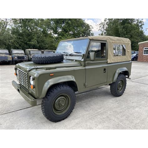 Ex Military Defender 90 Rhd Soft Top For Sale