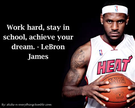 Printable Inspirational Lebron James Success Quote Poster