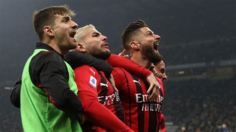 Serie A Un Olivier Giroud En Feu Offre Le Derby à Milan Face à L