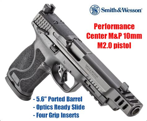 New Smith And Wesson Mandp 10mm M20 Pistol With 56 Barrel By Editor