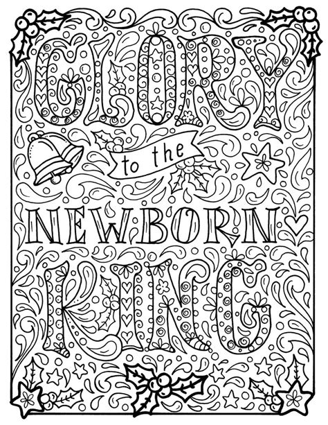 Top 25 christmas coloring pages for preschoolers: Christian Christmas Coloring page Church Scripture Bible ...