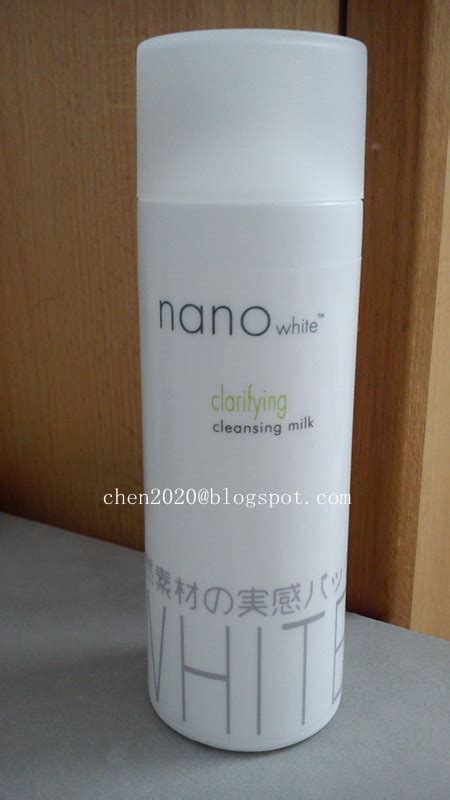 Product reviewed is one of the products in august 204 bag of love. Chen: Review: Nano White Clarifying Cleansing Milk