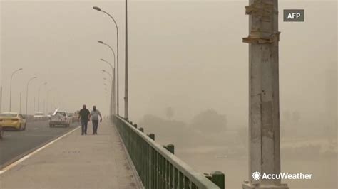 Iraqi Capital Enshrouded By Dust Storms