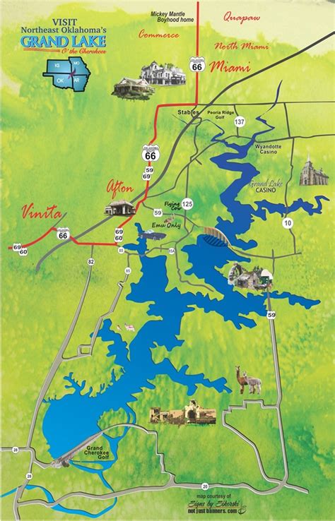 The scenic drives around the lake are especially beautiful in early spring when flowering shrubs and leaf buds on the hickory and blackjack. northeast Oklahoma Attractions Tourist Information Things ...