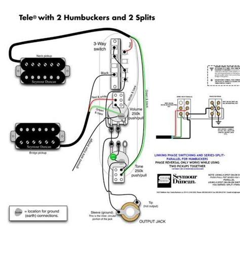 How To Wire A Telecaster With Humbuckers Step By Step Diagram Guide