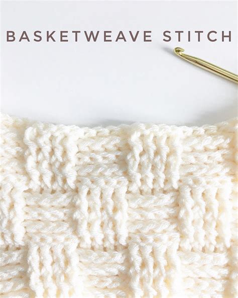 Crochet A Basket Weave Pattern Crochet Pattern Free