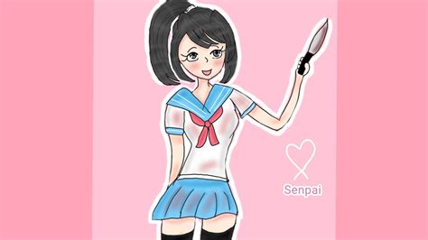 Yandere Simulator Ayano Aishi Speed Paint Youtube