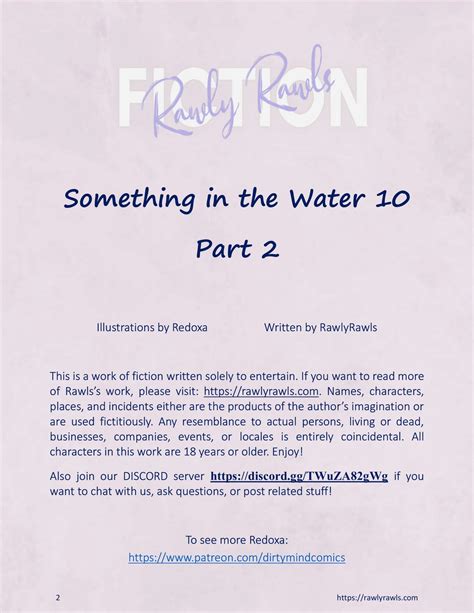 Redoxa Theres Something In The Water Part Porn Comics