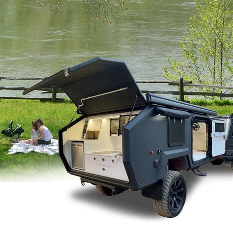 China Custom Made Off Road Small 4x4 Teardrop Camper Trailer Caravans