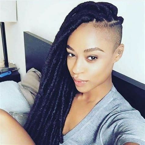 Five Reasons African Ladies Love Braiding Their Hairs Braids With Shaved Sides Shaved Side