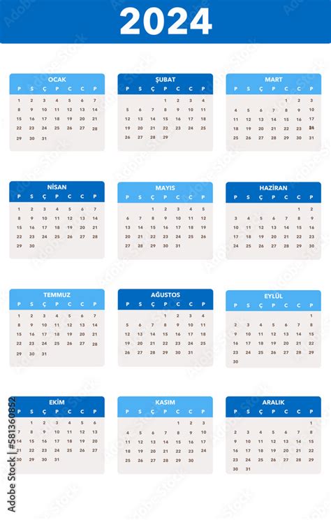 Calendar Of Takvimi Miladi Takvim Ilustra O Do
