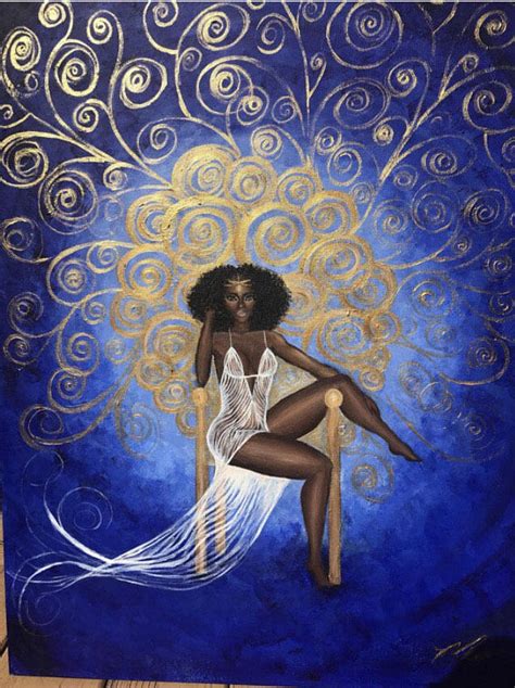 African American Black Art Queen Print