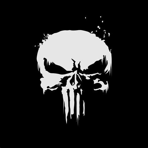 2048x2048 The Punisher Logo 4k Ipad Air Hd 4k Wallpapers Images