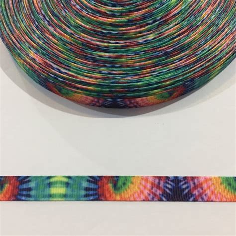 3 Yards Of Ribbon 78 Inch Wide Tie Dye Mandala 10466 Etsy