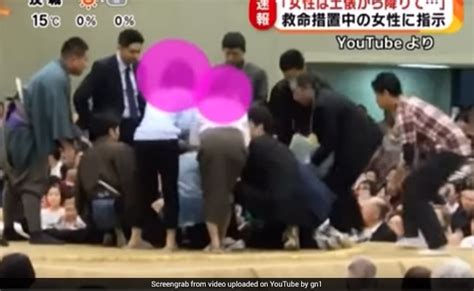 A Japanese Woman Tried To Save A Man S Life In The Sumo Ring But Was