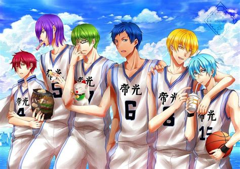 Anime Kuroko No Basket Characters Kurokos Basketball Characters With