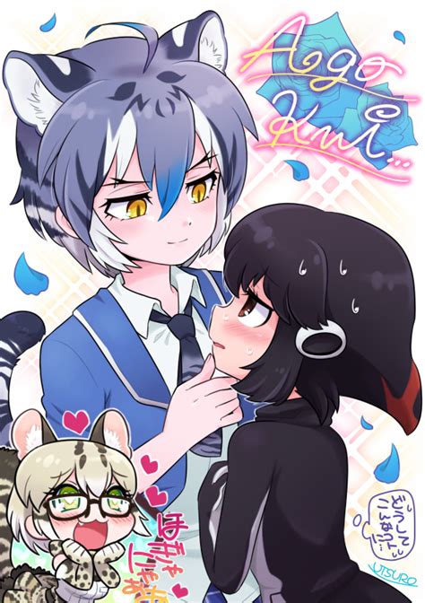 Margay Maltese Tiger And Adelie Penguin Kemono Friends And 1 More Drawn By Utsuroatomo