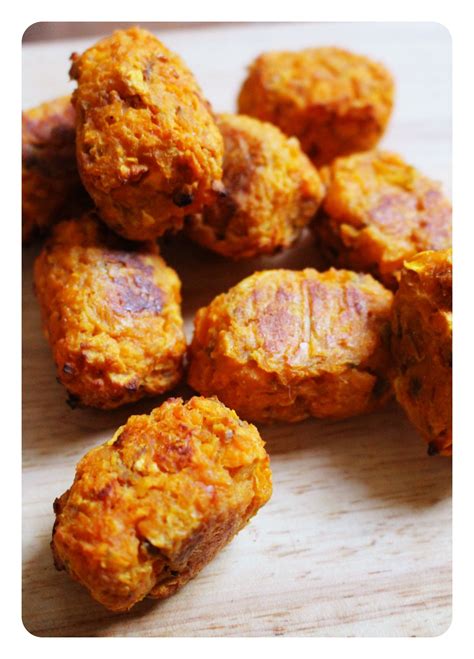 These sweet potato tots are unlike anything you can buy at the store. Pin on Savoury