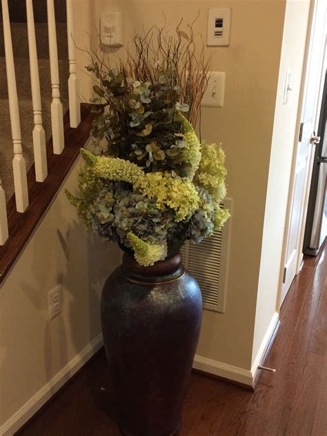 Living Room Tall Artificial Flowers For Floor Vase Abbott Marilyn