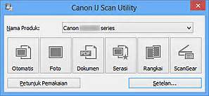 Canon mg 2500 ij utility scan. Canon : Petunjuk PIXMA : MG2500 series : Layar Utama IJ Scan Utility