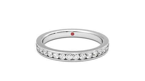 Aster Platinum Channel Set Wedding Ring Taylor And Hart