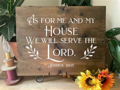 scripture bible verse as for me and my house we will serve the lord printable joshua 24 15