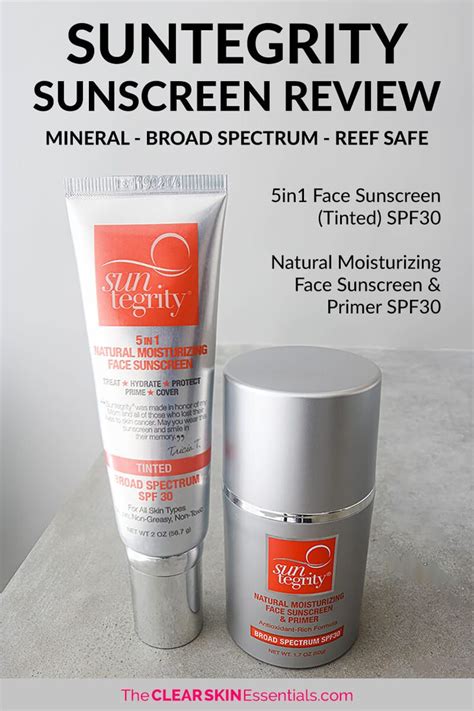 Suntegrity Reviews 5 In 1 Tinted Sunscreen And Natural Moisturizing