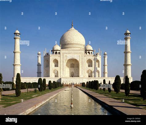 India Uttar Pradesh Agra Taj Mahal Stock Photo Alamy