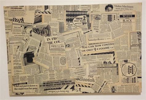 newspaper — NEWS — The portfolio and artwork of collage, cut-paper, and