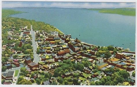 Ontario Barrie Aerial View Of Town And Lake Simcoe Royal Specialty Sales