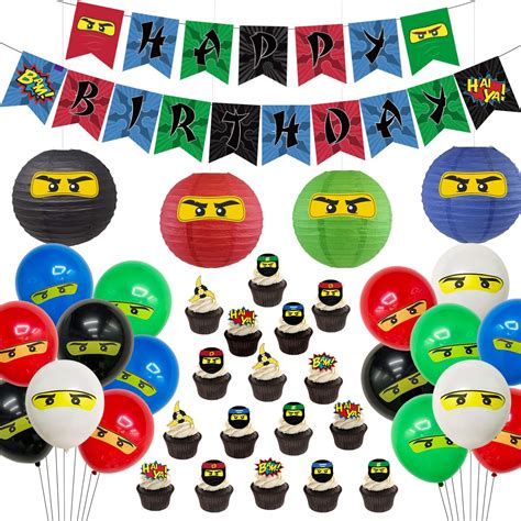 Buy Ninja Birthday Party Supplies Decorations Ninja Kids Birthday