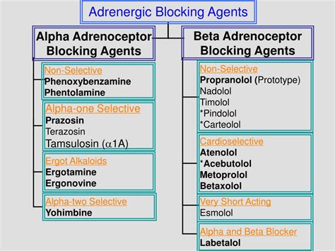 Ppt Adrenoceptor Blocking Agents Powerpoint Presentation Free