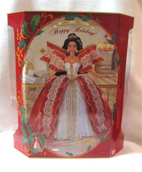 Happy Holidays Barbie Doll Special Edition 10th Anniversary 1997 Mattel